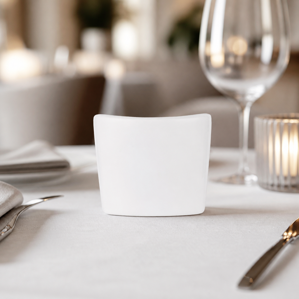 Set of 6 Commercial Oval Salt Pots for fine dining