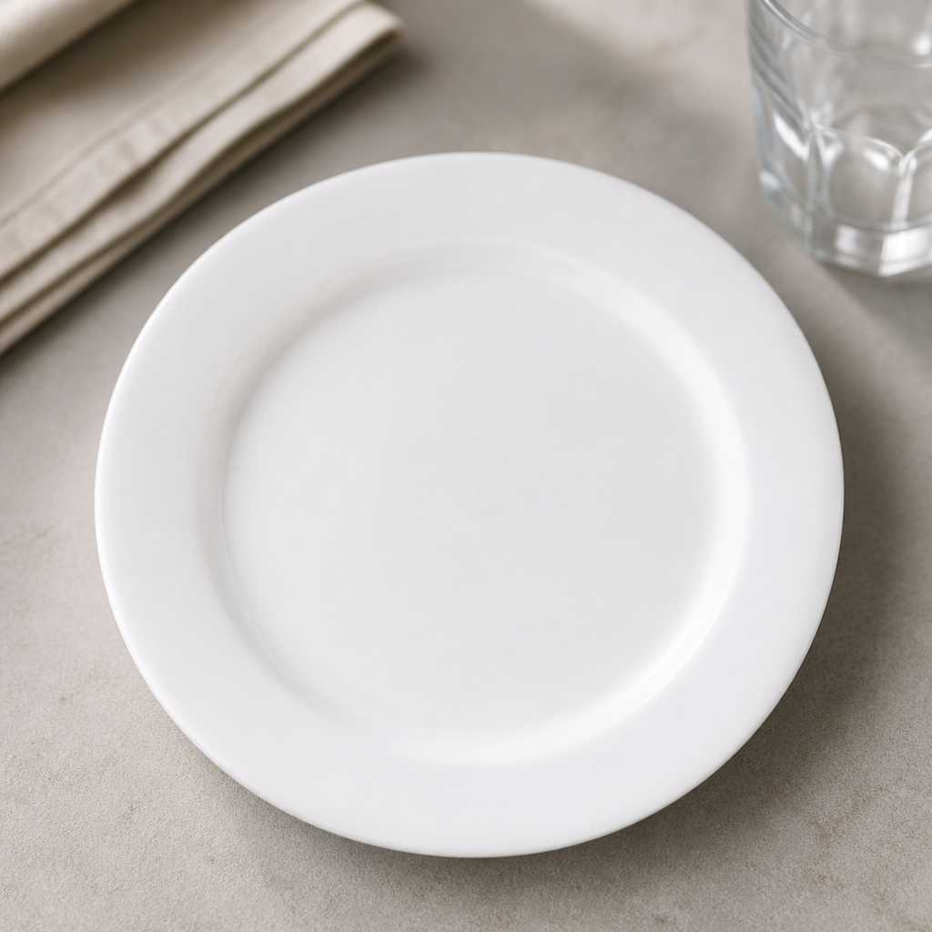 Commercial Porcelain Plates 270mm 24 Pack