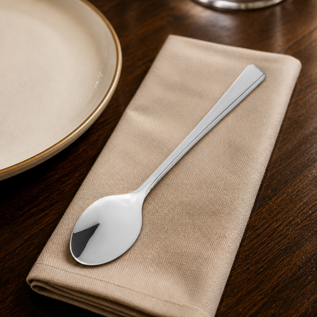 Commercial 18/10 Stainless Steel Dessert Spoon 12 Pack