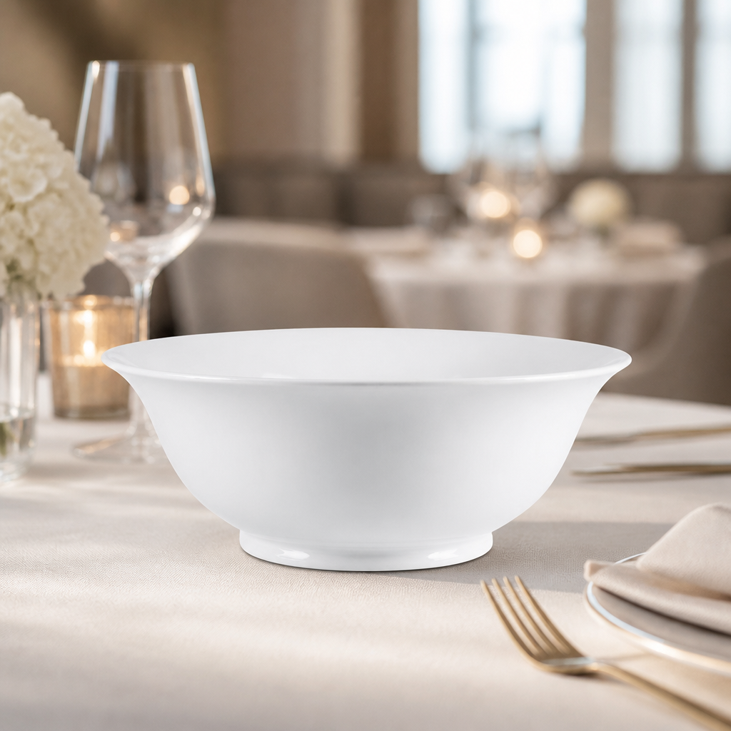 Large 4L Commercial Ceramic Serving Bowl 330mm Diameter