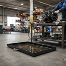 Premium Heavy Duty Drip Tray 4FT x 3FT x 2" - Durable Steel Construction for Fluid Containment and Spill Prevention