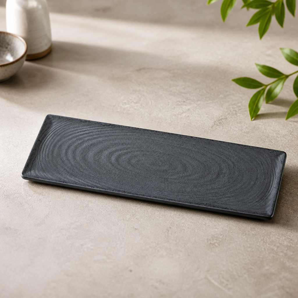 Slate Effect Melamine Gastronorm Platter 530 x 165mm