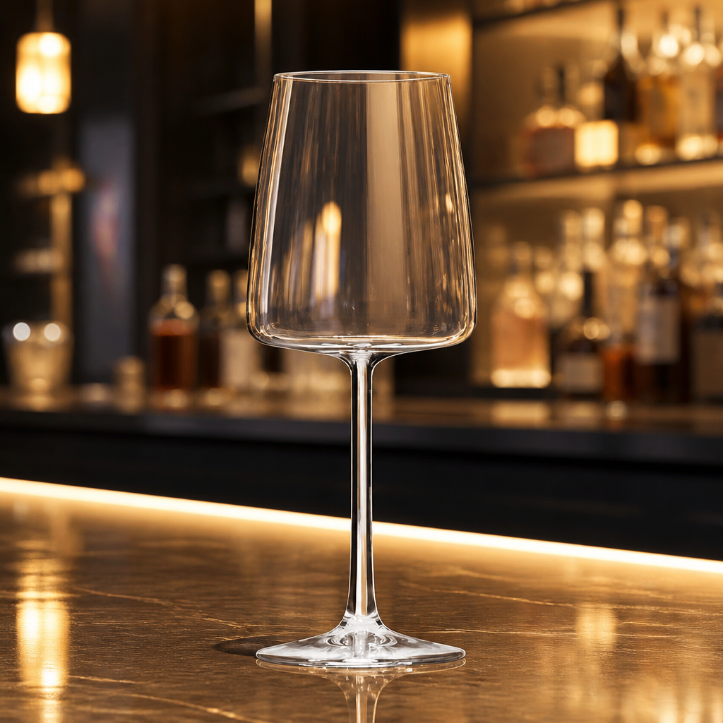 Commercial 430ml goblet glasses in a 12 pack
