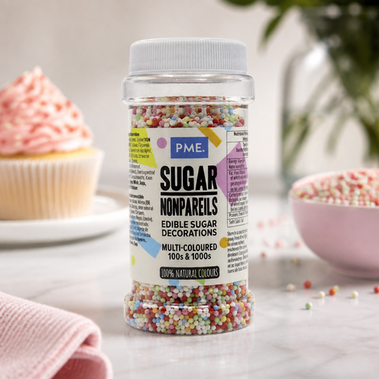 Multicoloured Nonpareils Cake Decorations 80g for Baking