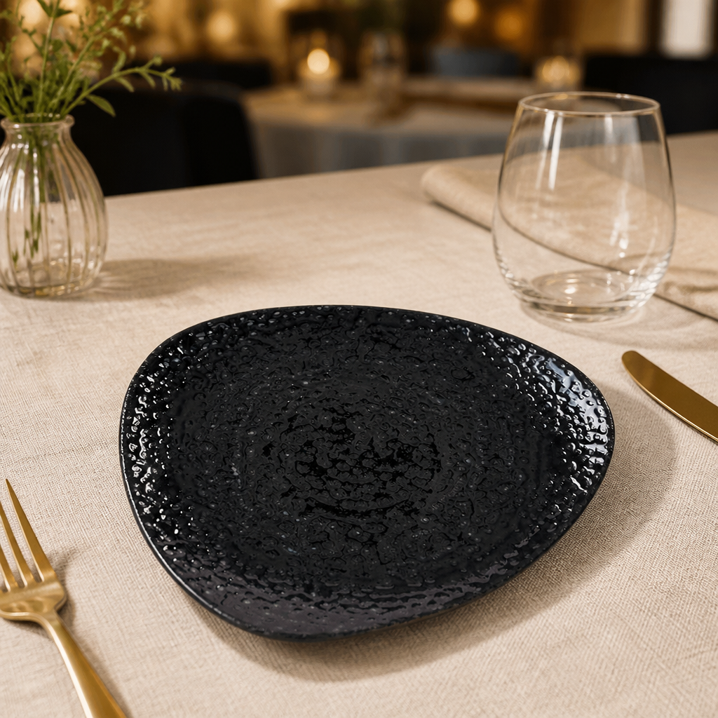 Commercial Triangle Plates 229mm - 12 Pack Vitrified Dinnerware