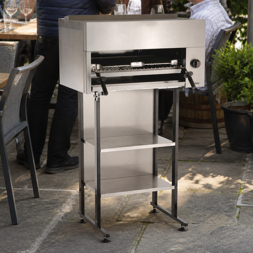 Commercial Floor Stand for Gas Grill 505mm height 900mm width