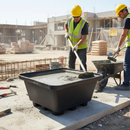 Premium Eco-Friendly Concrete Mortar Box 250 Litre with Twin Skin Feet for Durable Construction Use