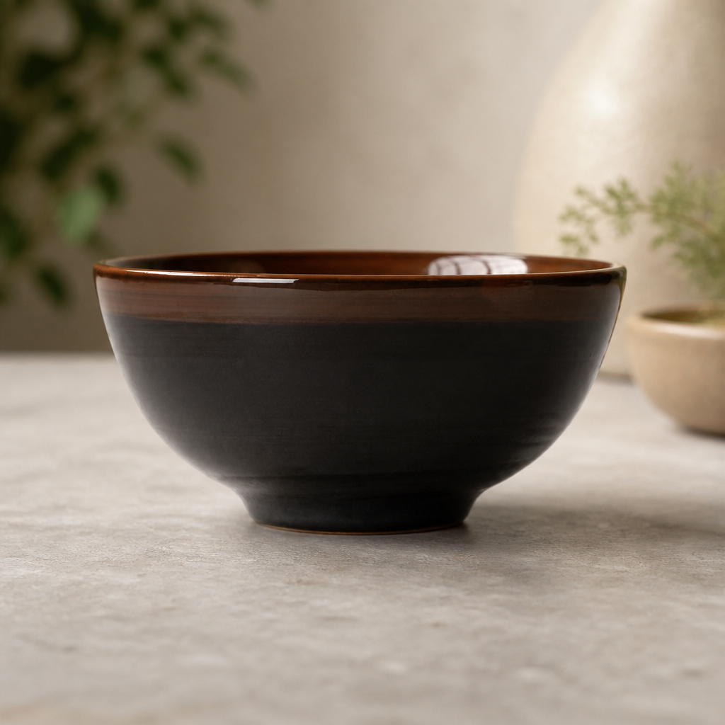 Commercial Bowls 158mm Dark Design 12 Pack for Catering