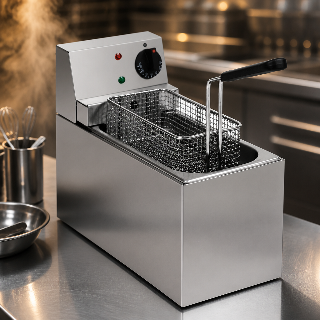 Countertop Electric Fryer 2.5L Commercial Stainless Steel