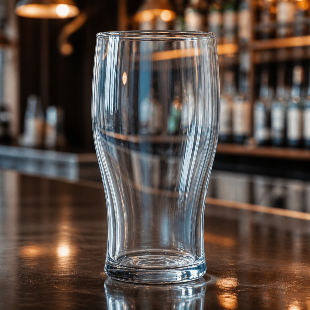 Commercial Pint Glasses 570ml Nucleated Beer Glasses 24 Pack