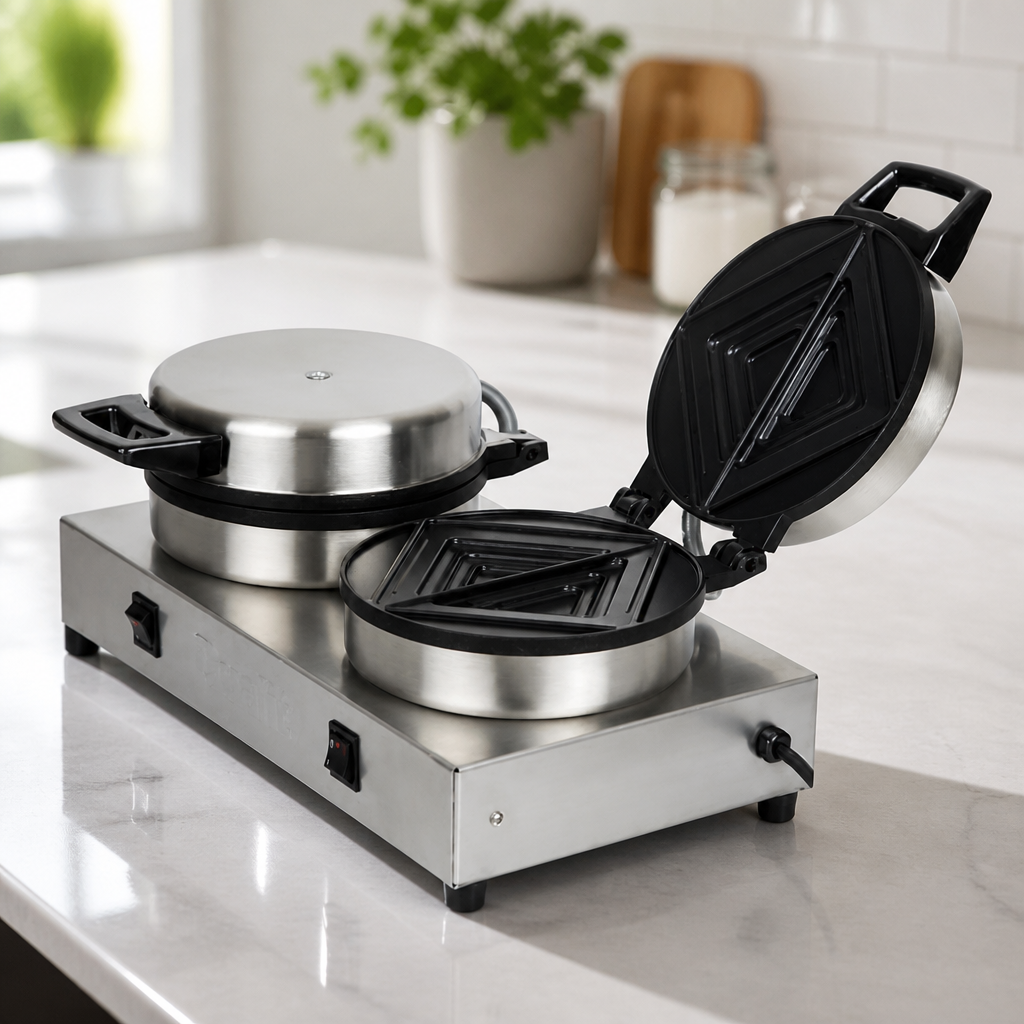 Commercial Sandwich Toaster for 5" Square Bread - 90 Sec Cook Time