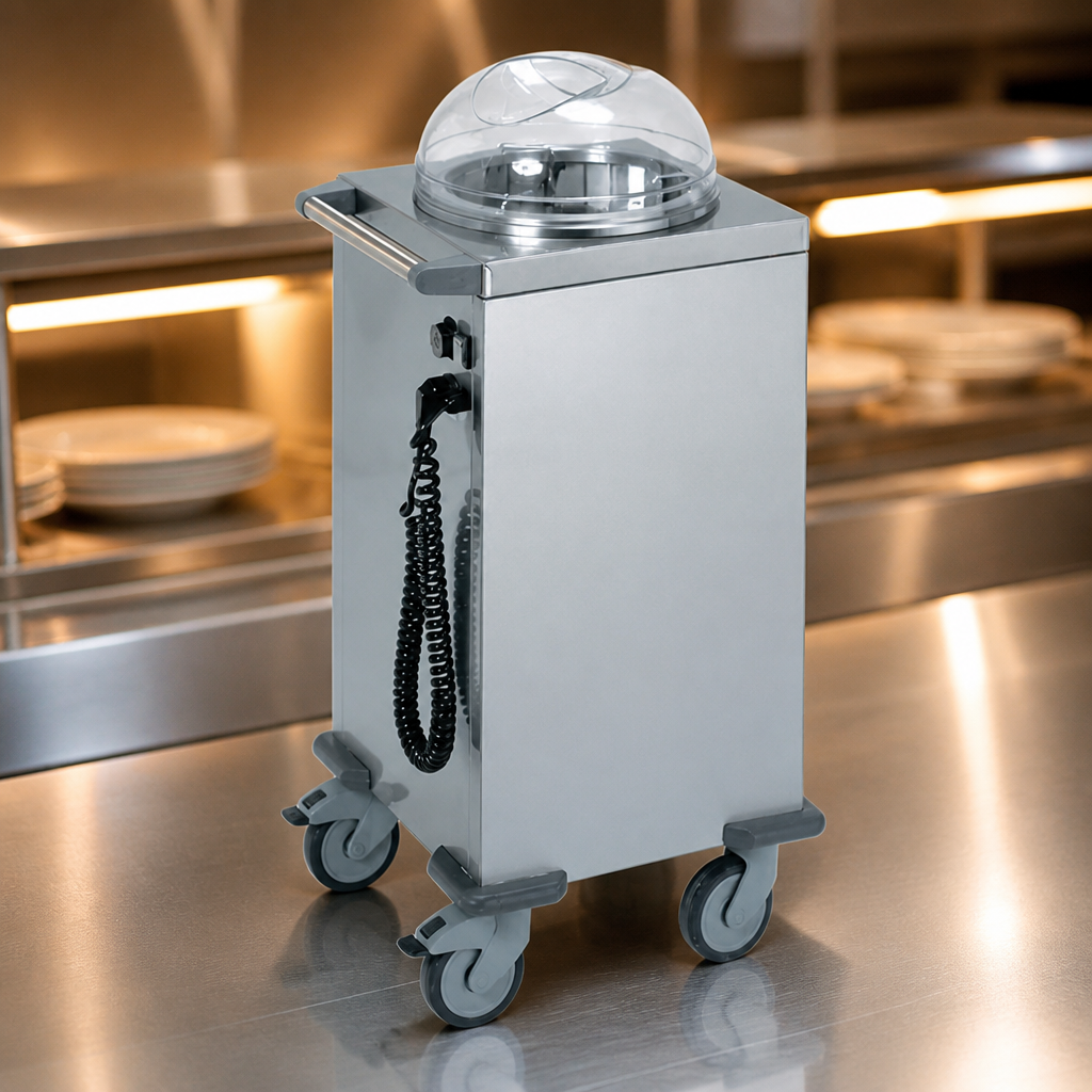 Commercial Heated Plate Warmer for 60 Plates - Mobile Lowerator