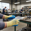 Premium Kevlar Grip Cut Level C Gloves with Latex Coated Palm for Enhanced Protection and Comfort