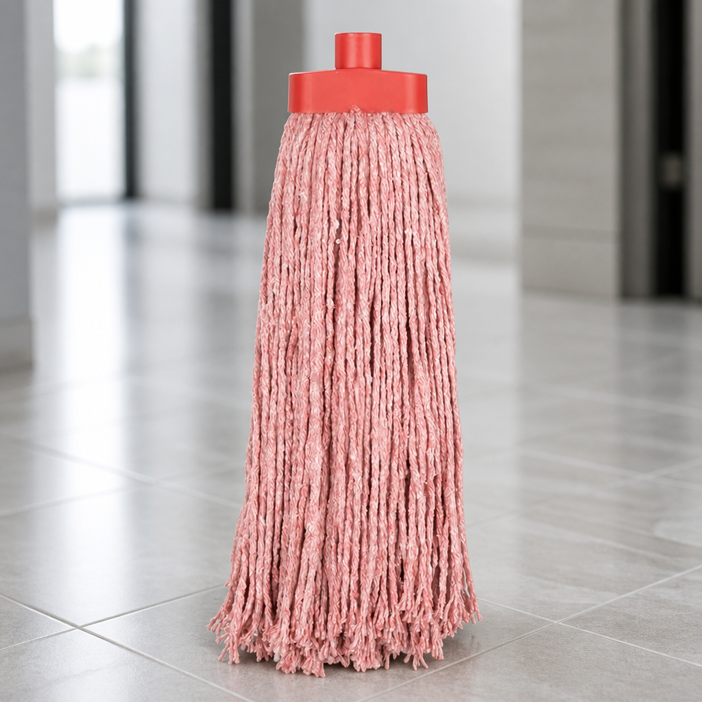 Commercial Red Kentucky Mop Head 450g for cleaning