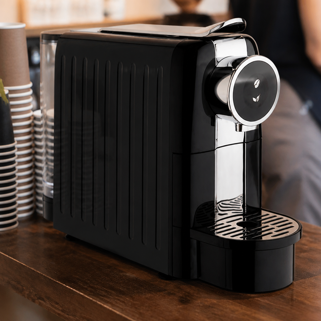 Compact Commercial Coffee Pod Machine for Home and B&B Use