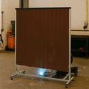 Questorm Mobile Welding Screen - Bronze, 2m x 2m, Anti-UV, EN1598 Compliant