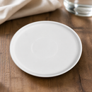 Commercial Whiteware Flat Round Plates 150mm - 6 Pack