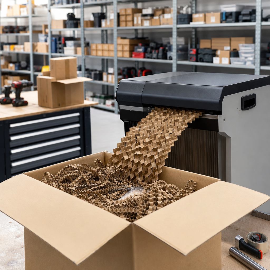 Electric Cardboard Shredder for Packaging Void Fill