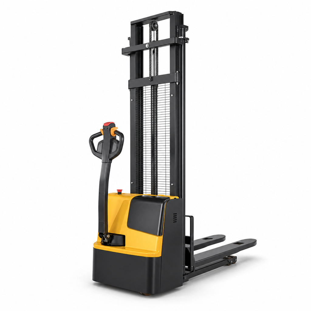 Electric Pallet Stacker Truck 1200kg with 2516mm Lift