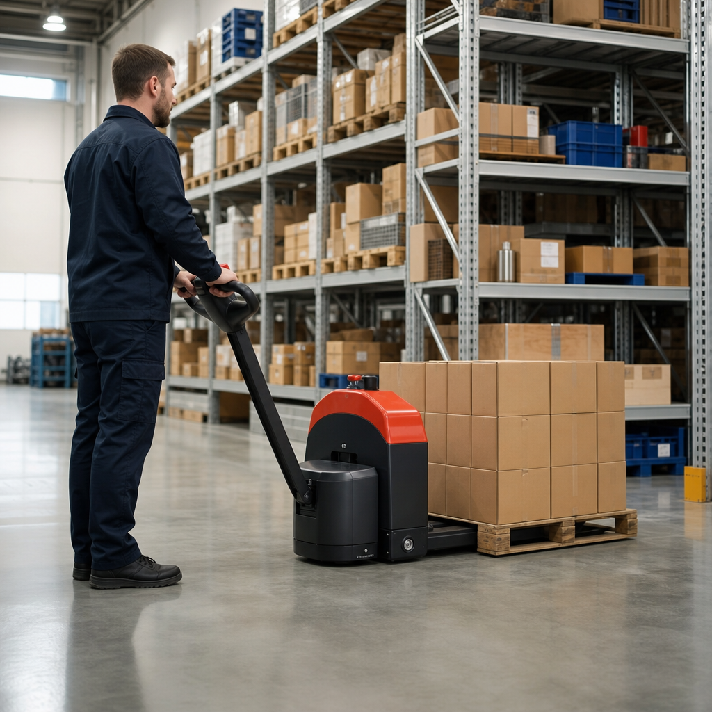 Electric Pallet Truck 1200kg Capacity