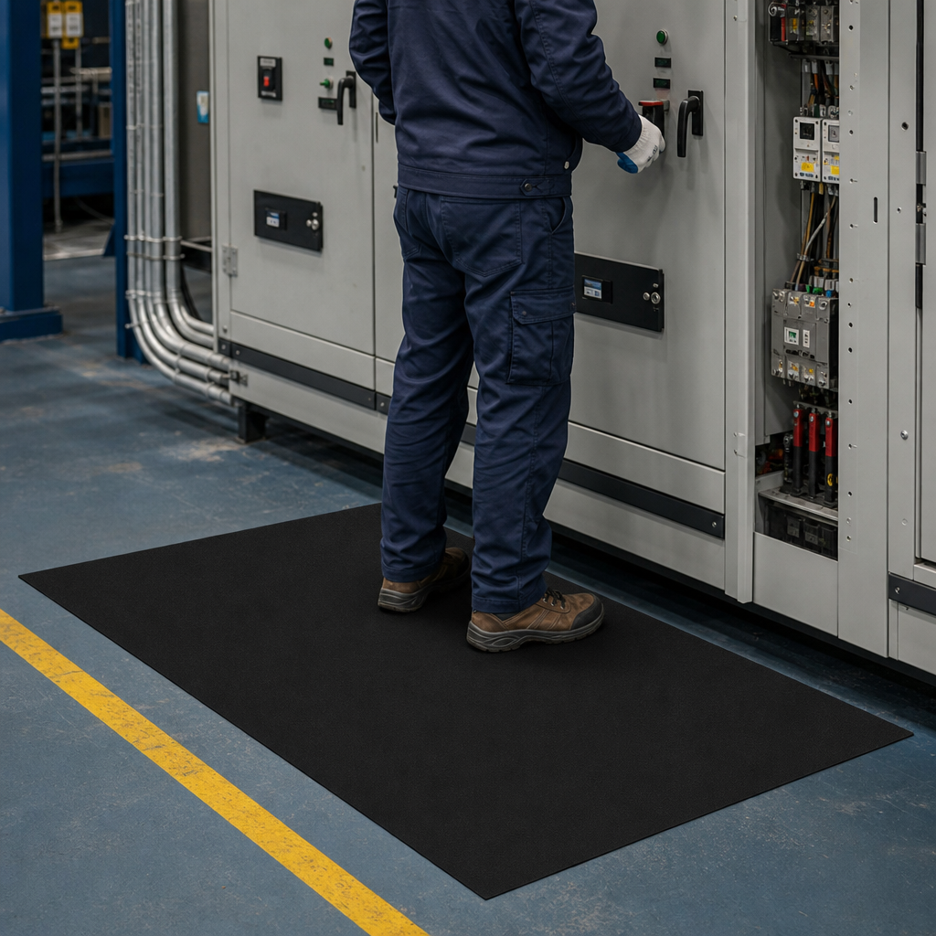 Electrical Insulating Floor Matting 1000mm Wide x 5mm Thick