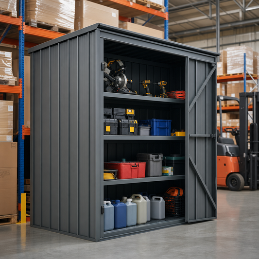 Enclosed Steel Outdoor Weatherproof Shelter