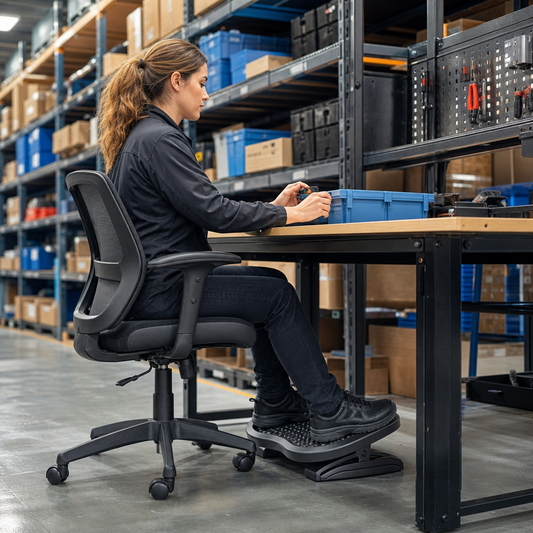 Ergonomic Bio Massaging Footrest