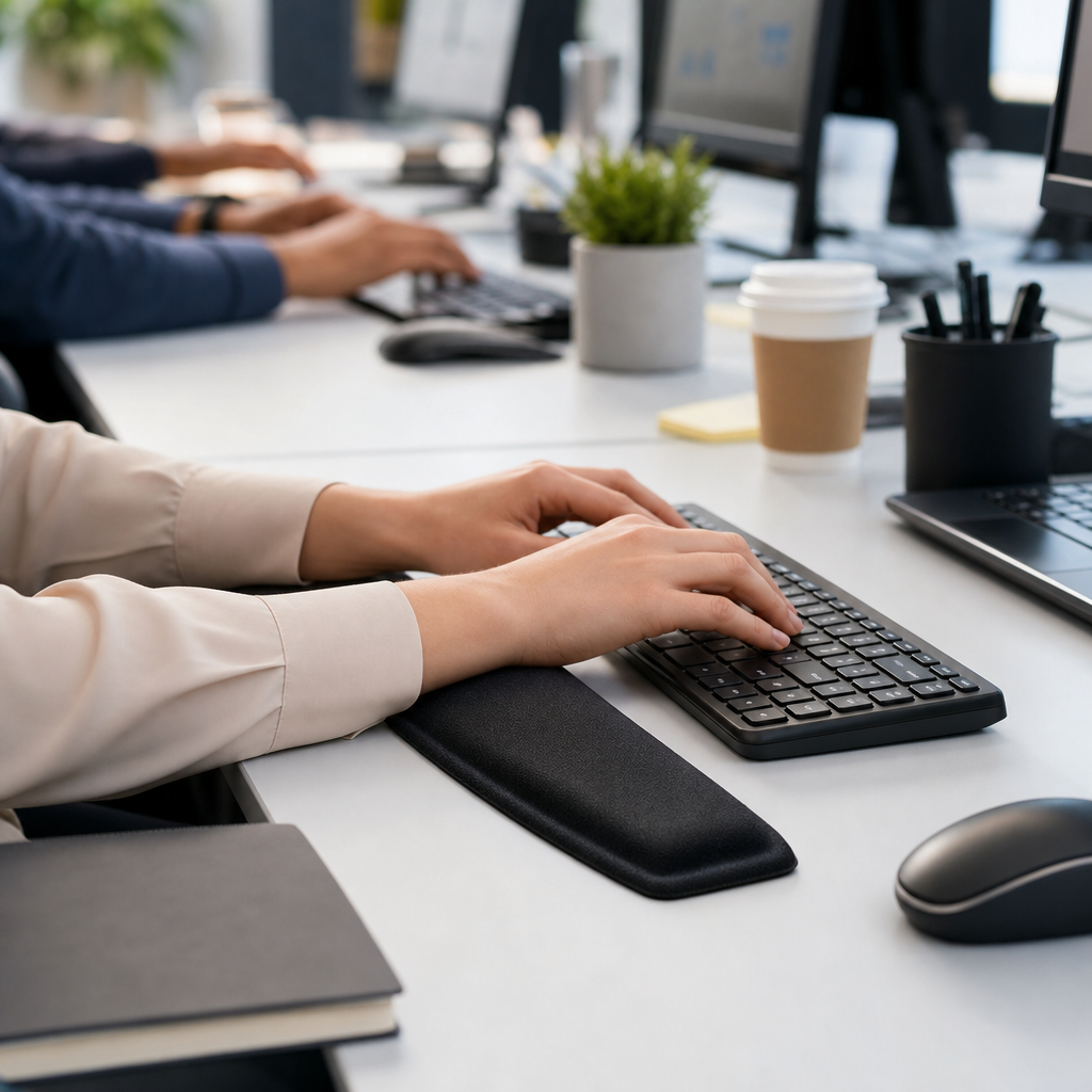 Ergonomic Gel Wrist Rest for Keyboard