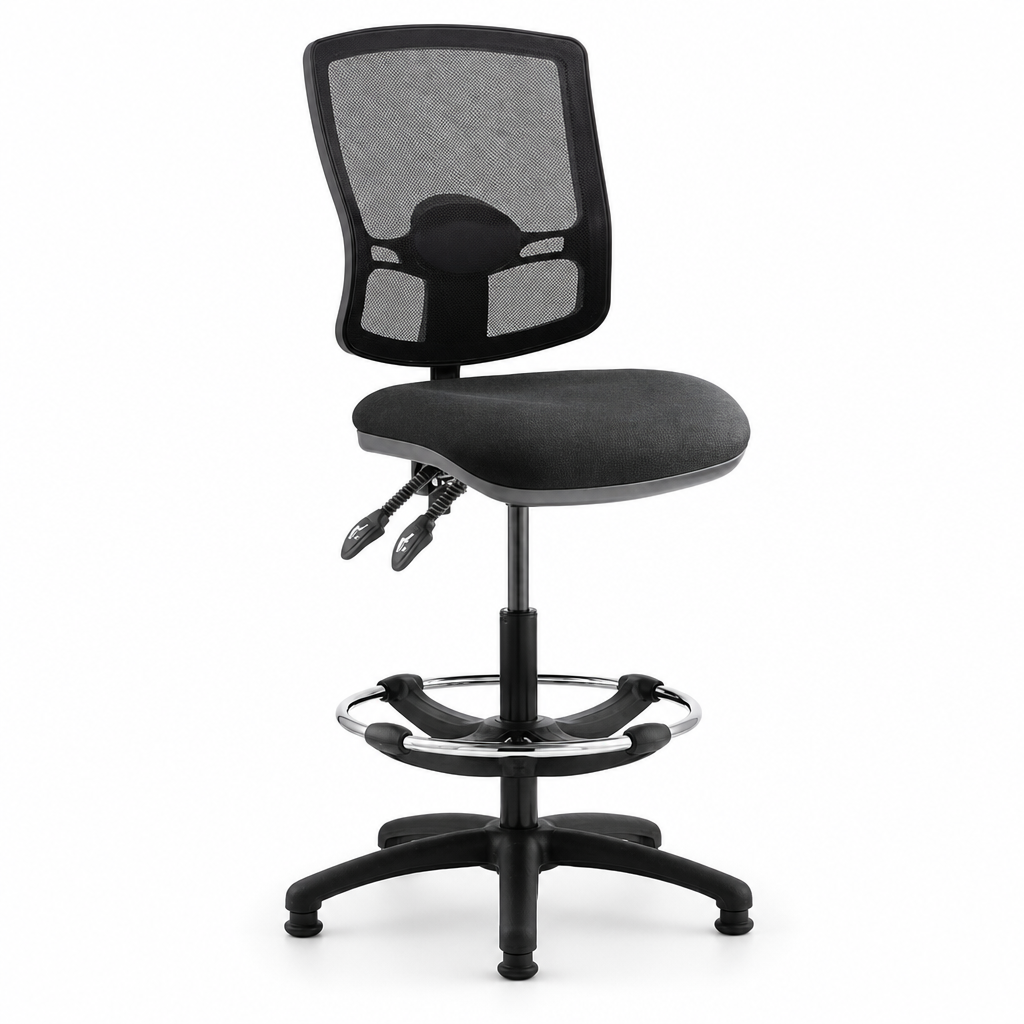 Ergonomic High Rise Mesh Office Chair with Footrest