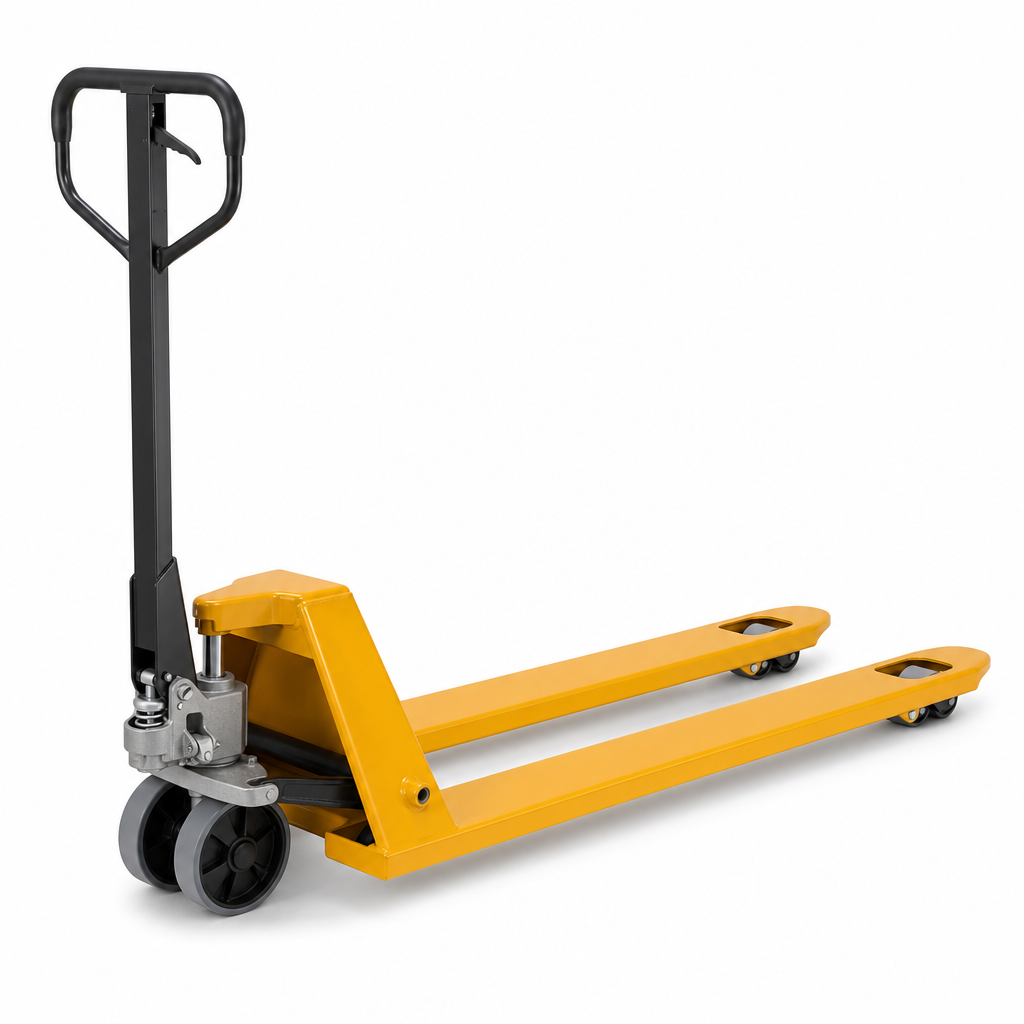 Ergonomic Manual Pallet Truck with 1800mm Forks 2500kg
