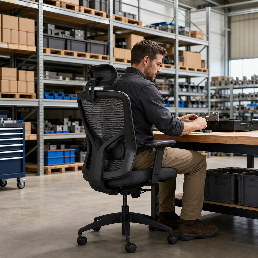 Ergonomic Mesh Office Chair with Adjustable Support