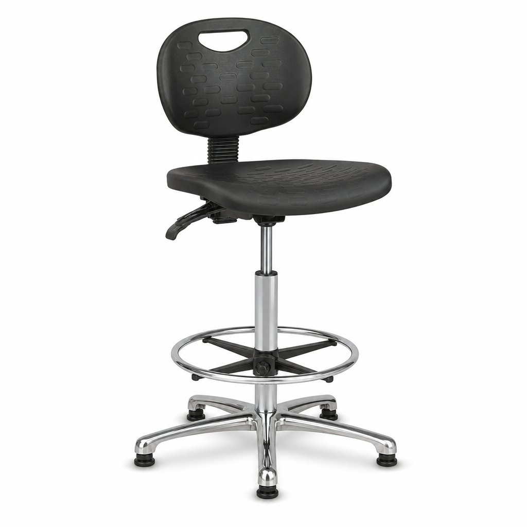 Ergonomic Polyurethane Laboratory Draughtsman Chair