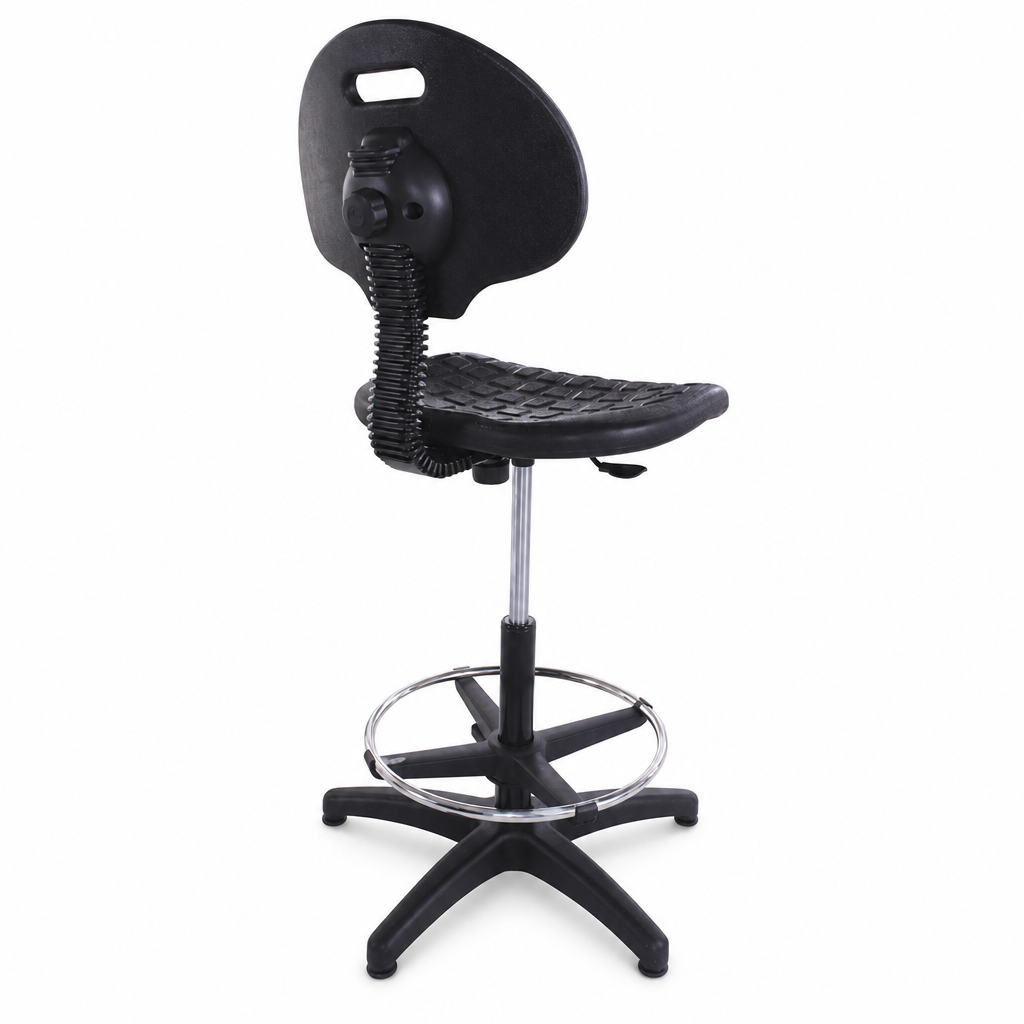 Ergonomic Polyurethane Workshop Chair with Pads