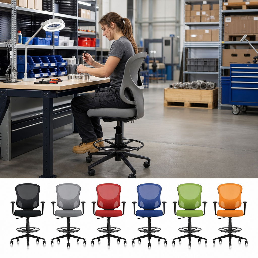 Ergonomic Task Chair with Colour Options