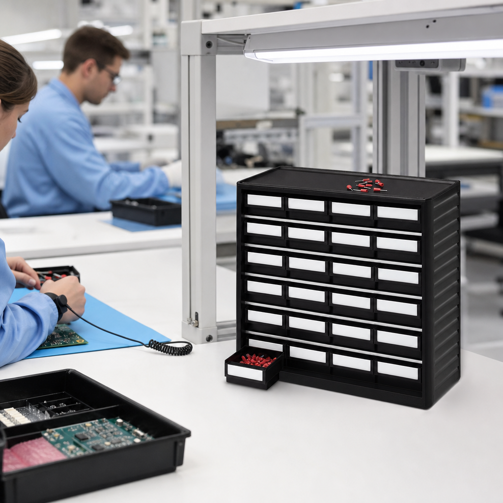 ESD Anti-Static Small Parts Storage Cabinets 290mm High