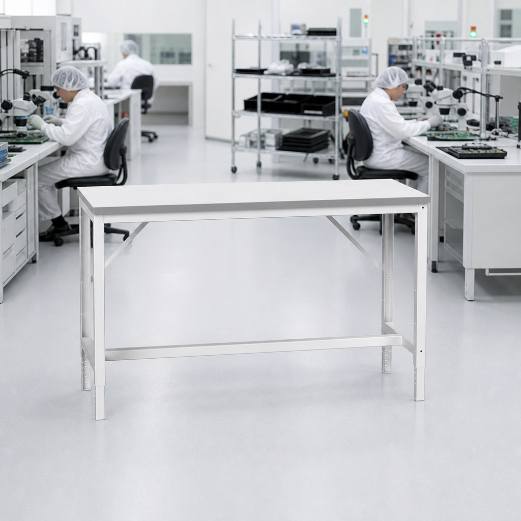 ESD Height Adjustable Workbench with 1500mm Worktop