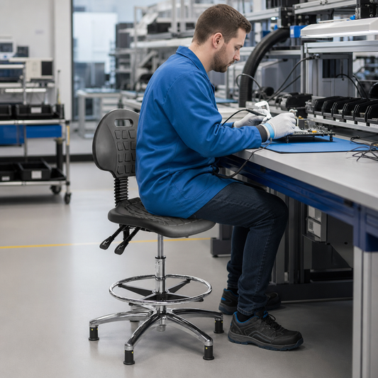 ESD Polyurethane High Workshop Chair