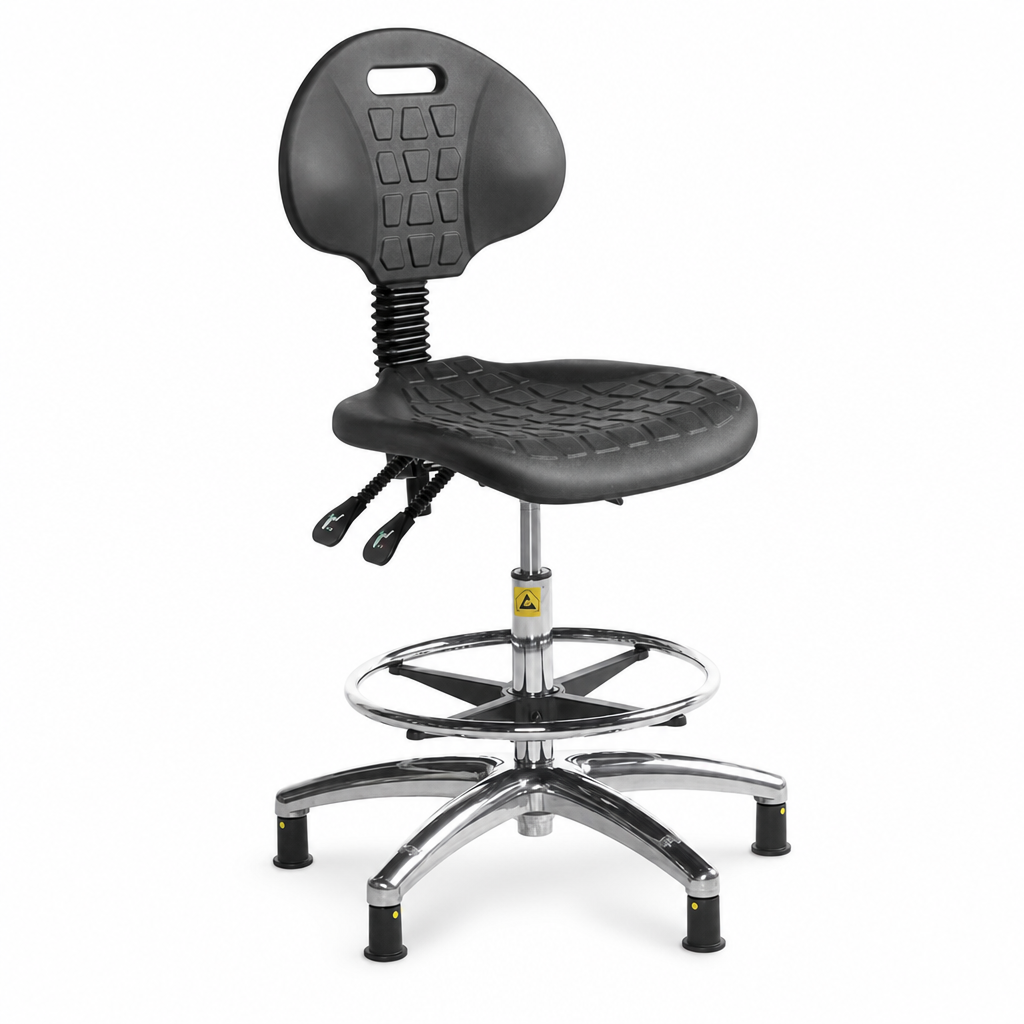 ESD Polyurethane High Workshop Chair