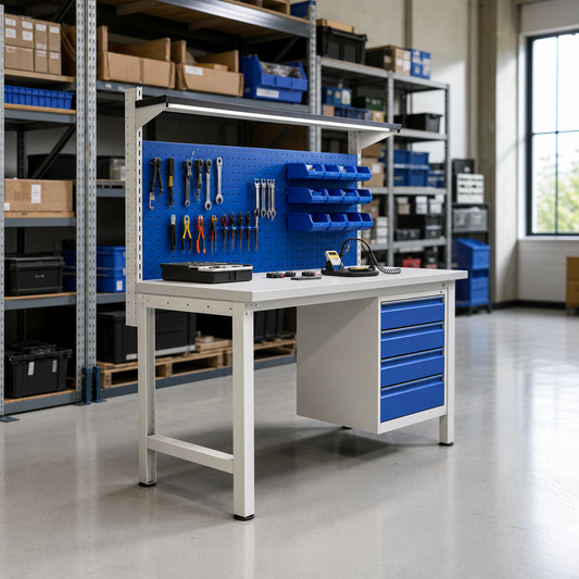 ESD Workbench with 780 x 1500 x 600mm Worktop