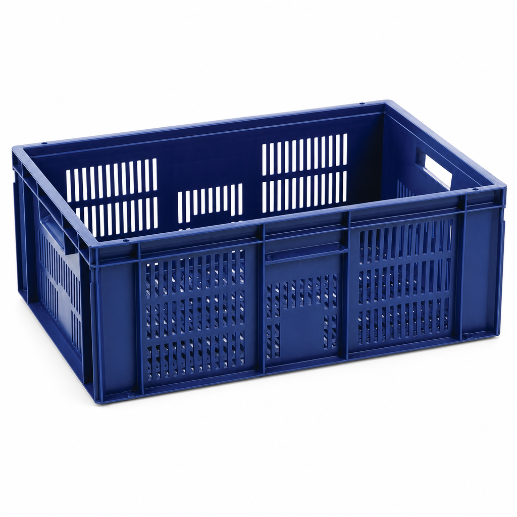 Euro Stacking Food Container with Ventilated Sides 45L