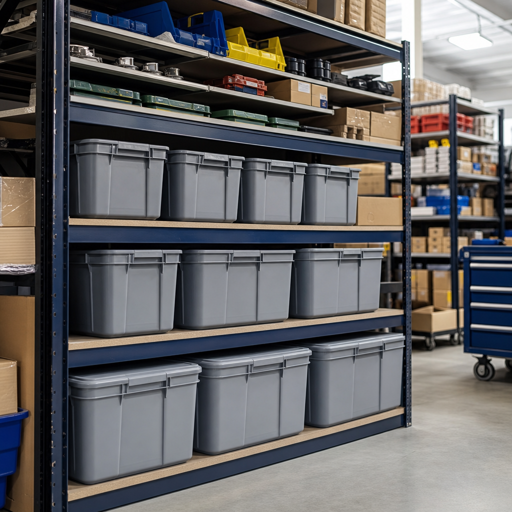 Euro Stacking Storage Containers with Lids 28L to 75L – 600mm