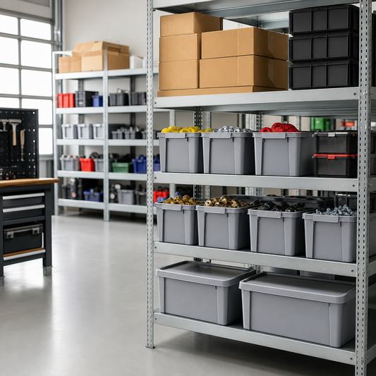 Euro Storage Containers with Lids 10L to 30L - 400mm Length