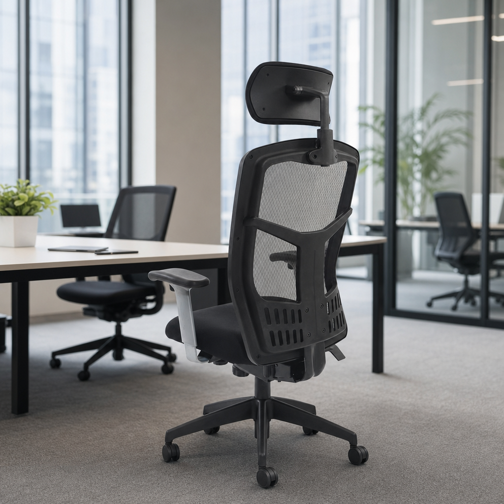 Executive Mesh Office Chair with Headrest