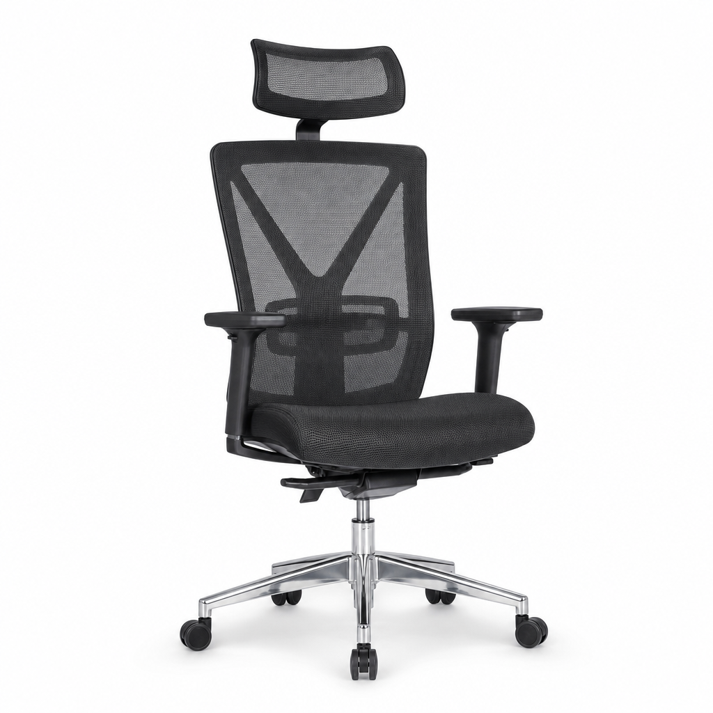 Executive Mesh Office Chair with Headrest