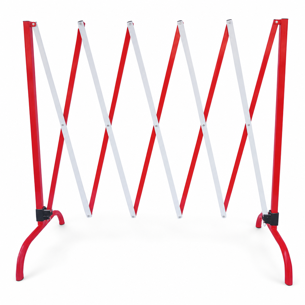 Extendable Work Site Safety Barrier