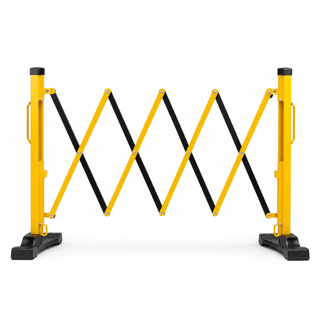 Extendable Work Site Safety Barrier