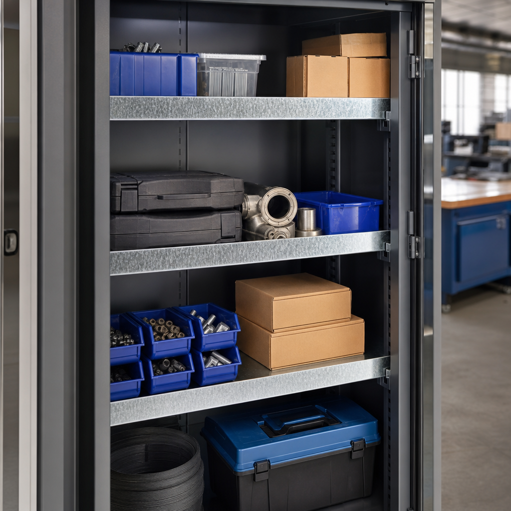Extra Galvanised Steel Shelf 525 x 325mm for Tool Cabinets