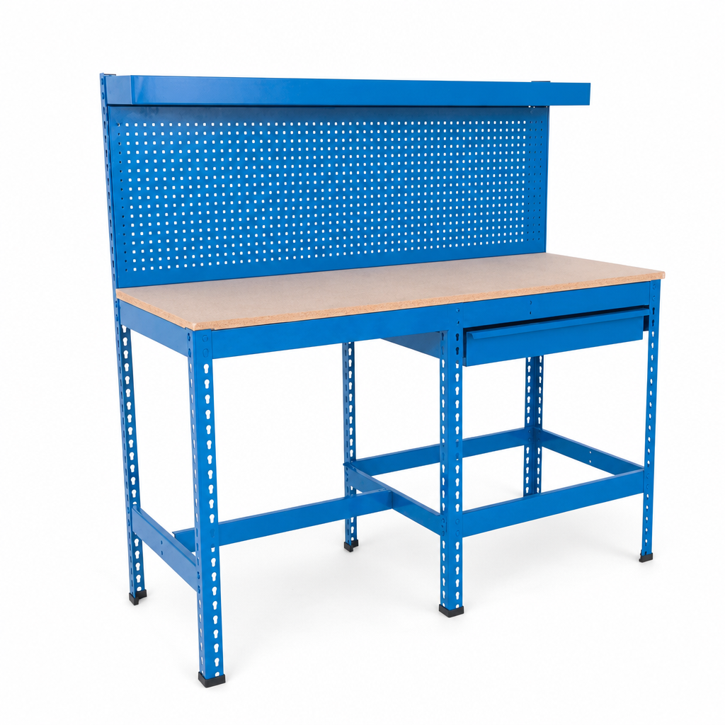 Extra Heavy Duty MDF Workstation with Optional Drawer