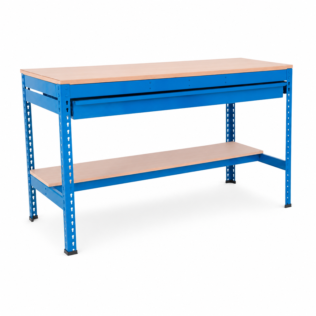 Extra Heavy Duty Workbench with Optional Lower Shelf Drawer