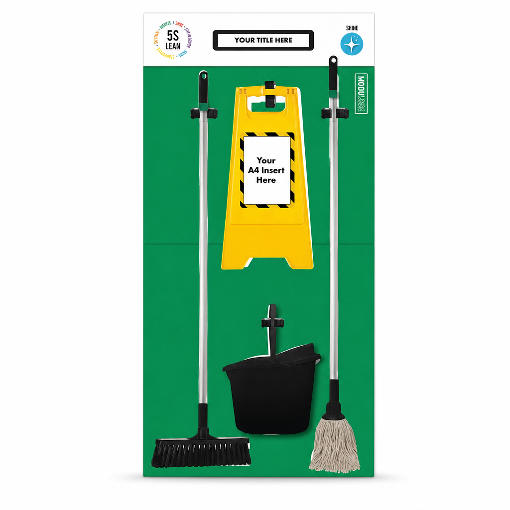 Extra Large Cleaning Tool Shadow Board Station